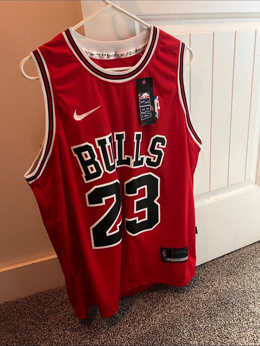 Nike Chicago Bulls Red/Black #23 Basketball Jersey